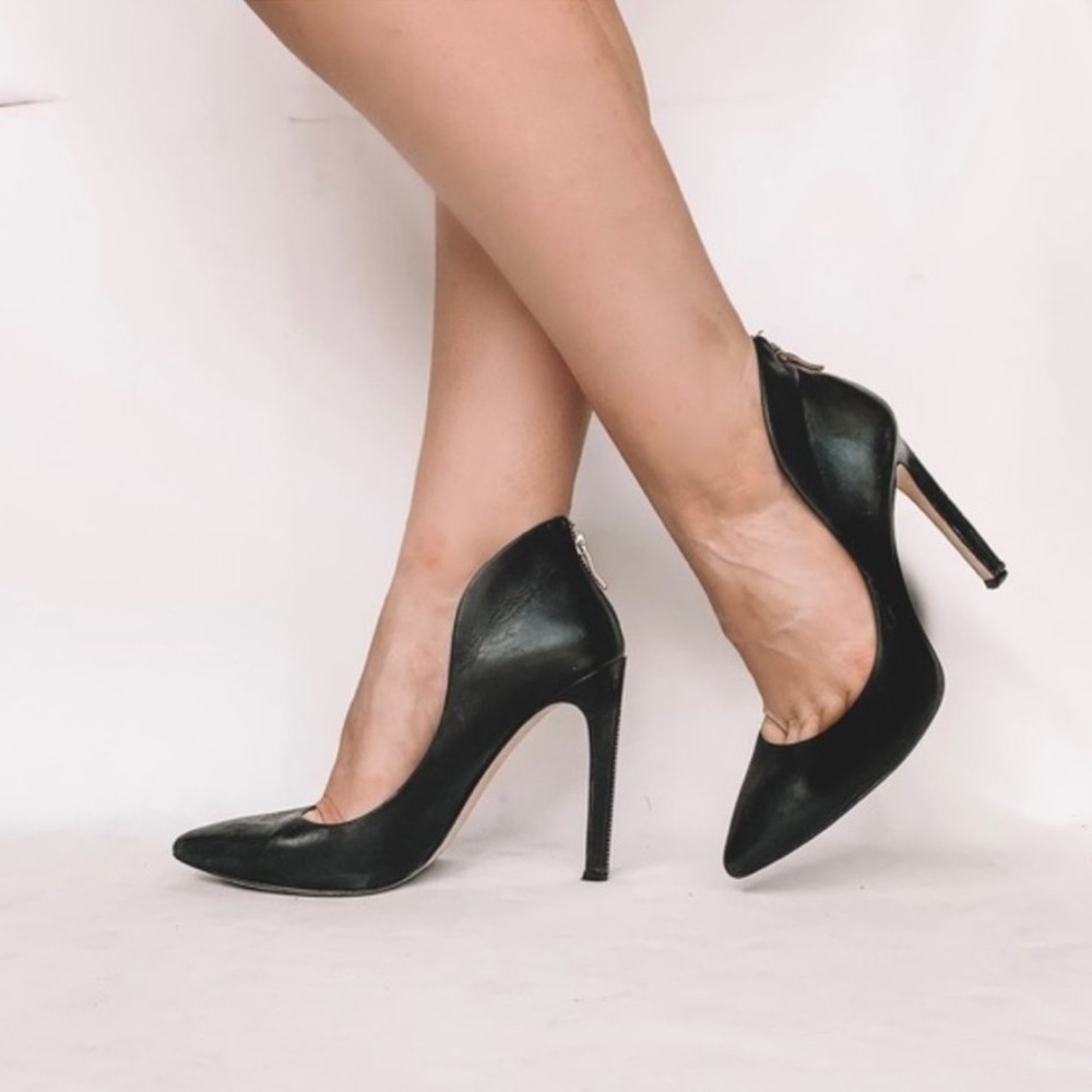 BCBGeneration leather high heel pump